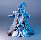 Blue witch spooky scene atmosphere decorations