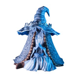 Blue witch spooky scene atmosphere decorations