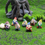 Garden white bearded dwarf gnome ornaments