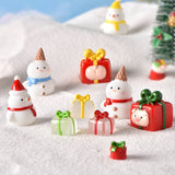 Christmas snowman resin ornament