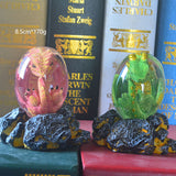 Luminous lava dragon egg transparent resin furniture ornaments resin crafts