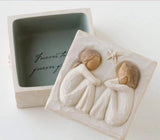 Lovers storage box resin crafts home decorations