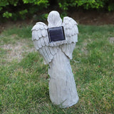 Solar lights angel garden resin decorative ornaments ornaments