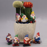 Garden white bearded dwarf gnome ornaments