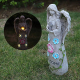 Solar lights angel garden resin decorative ornaments ornaments