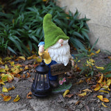 Garden gnome solar lights resin ornaments