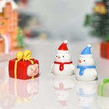 Christmas snowman resin ornament