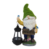 Garden gnome solar lights resin ornaments