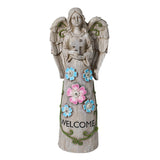 Solar lights angel garden resin decorative ornaments ornaments