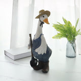 Garden duck resin ornaments decorative items