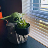 Yoda plant resin holder