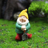 Garden white bearded dwarf gnome ornaments