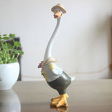 Duck home garden patio ornaments resin