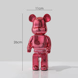 Electroplated violent bear decorative ornaments