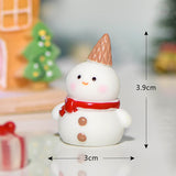 Christmas snowman resin ornament