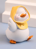 Cute white duck resin ornaments decorations