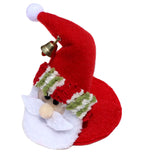 Santa Claus wine glass decoration (wine glass not included)