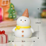 Christmas snowman resin ornament