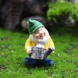 Garden white bearded dwarf gnome ornaments