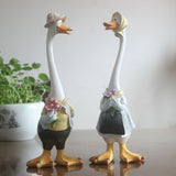 Duck home garden patio ornaments resin