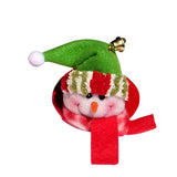 Santa Claus wine glass decoration (wine glass not included)