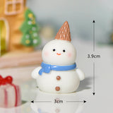 Christmas snowman resin ornament