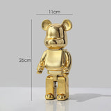 Electroplated violent bear decorative ornaments