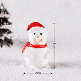 Christmas snowman resin ornament