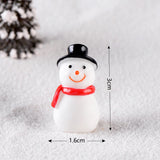 Christmas snowman resin ornament