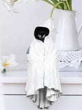 Halloween faceless white home decorations resin ornaments