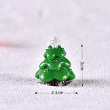 Christmas snowman resin ornament