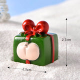 Christmas snowman resin ornament