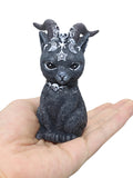 Cute black cat garden decorations resin ornaments