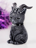 Cute black cat garden decorations resin ornaments