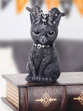 Cute black cat garden decorations resin ornaments