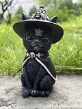 Cute black cat garden decorations resin ornaments