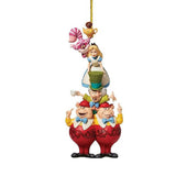 Christmas tree beauty and the beast princess decorative pendant