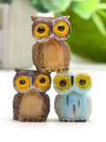 Owl garden ornaments resin decorations