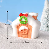 Christmas snowman resin ornament