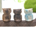 Owl garden ornaments resin decorations