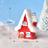 Christmas snowman resin ornament