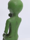 Green alien garden resin ornaments decorations