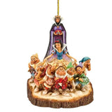 Christmas tree beauty and the beast princess decorative pendant