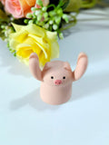 Pink cute pig sticky note clip