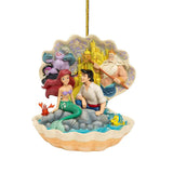 Christmas tree beauty and the beast princess decorative pendant