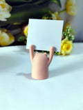 Pink cute pig sticky note clip