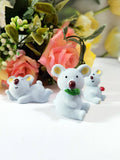 Koala bear garden ornaments resin decorative three-piece set