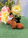 Cute little fox garden resin decorative ornaments