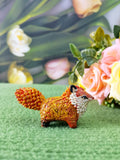 Cute little fox garden resin decorative ornaments