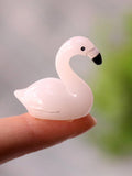 Flamingo five-piece set of resin decorative ornaments